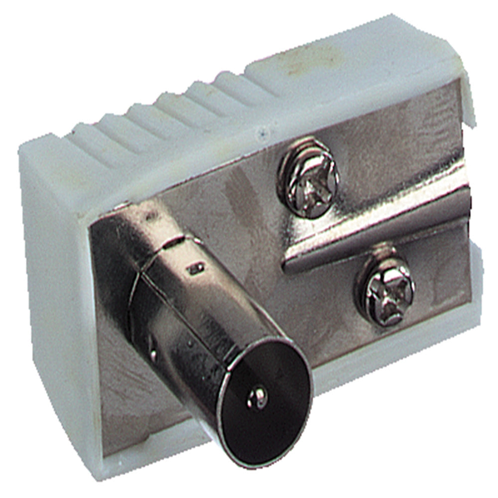 Einfacher Koax-Stecker rechtwinklig