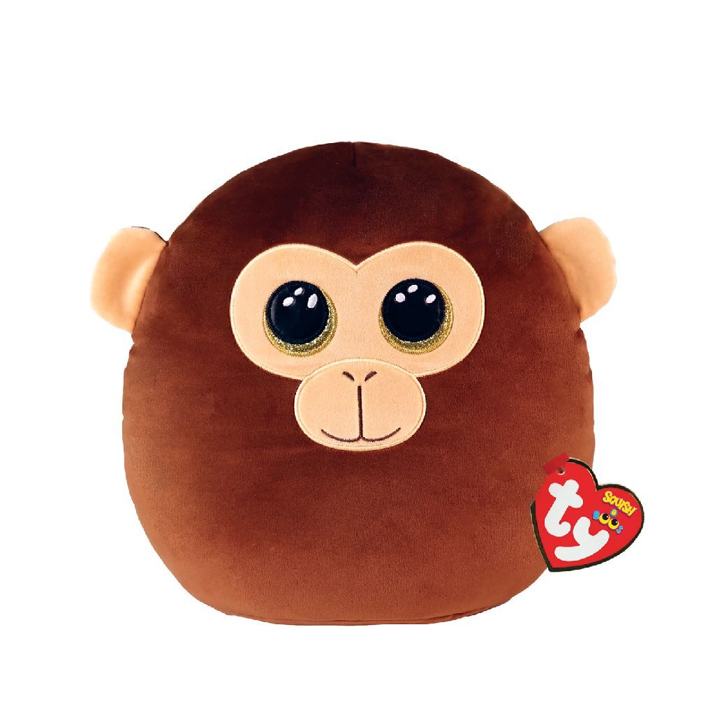 Ty Beanie Ty Squish a Boo Dunston Brauner Affe, 20 cm