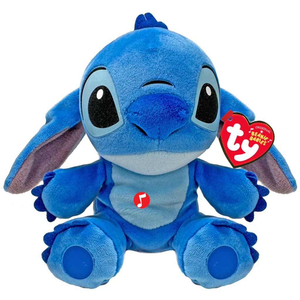Ty Beanie Babies Disney Kuscheltier Stich 15 cm + Sound