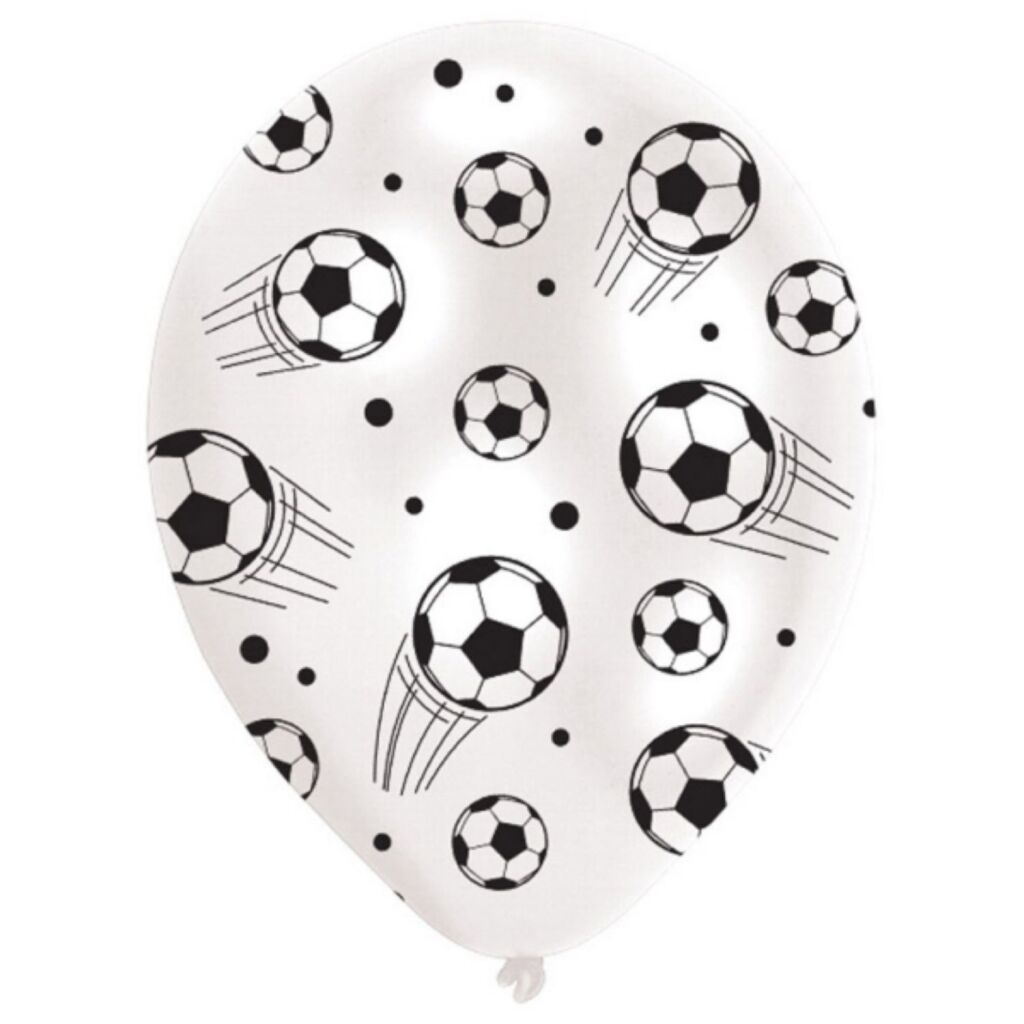Basic Fußballballons 27,5 cm 6 Stück
