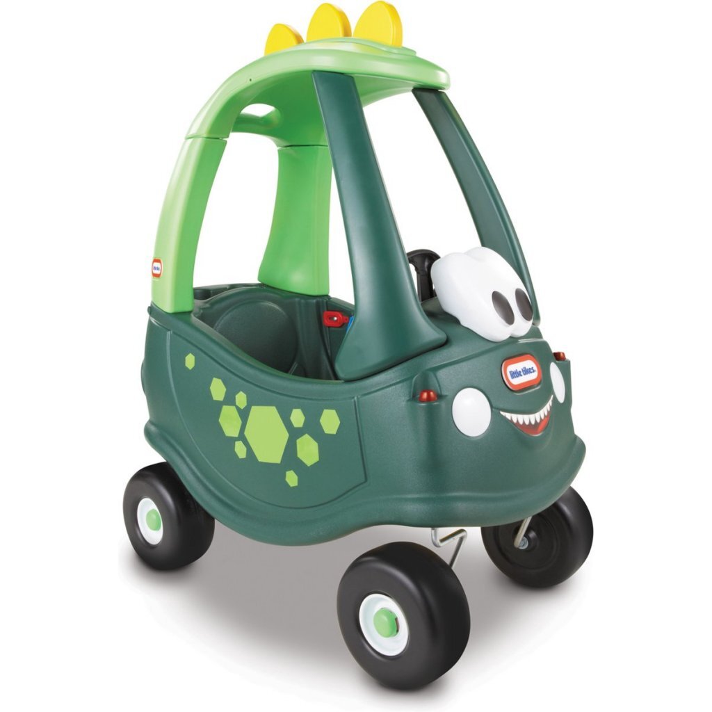 Little Tikes gemütliches Coupé-Laufauto Dino 72x44x92 cm grün