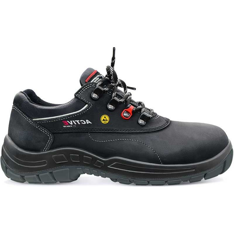Hks Sicherheitsschuh Active 200 Low S2 | schwarz | Größe 46 - 00.162.012.46