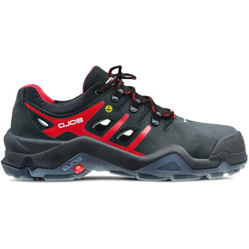 Hks Arbeitsschuh Tiger 4 VTP Low S1P ESD | schwarz rot | Größe 46 - 00.162.099.46