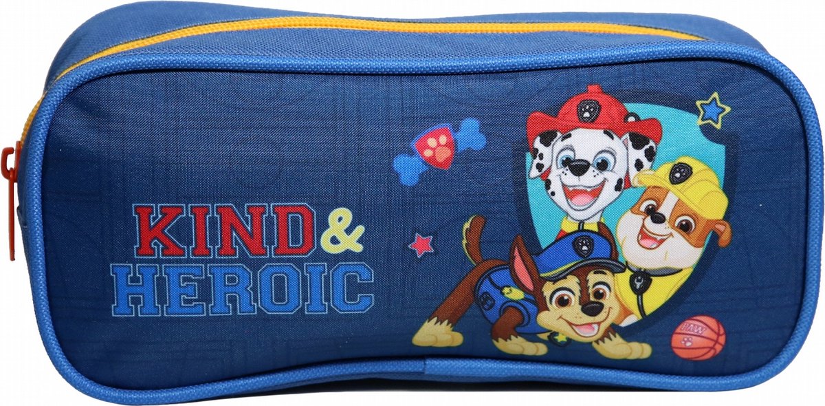 Jim Jam Paw Patrol Federmäppchen 23x5x10 cm, 1 Fach mit Reißverschluss