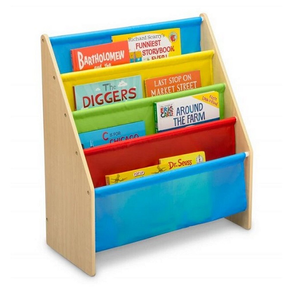 Delta Kinder TB84452GN Bücherregal aus Holz, mehrfarbig