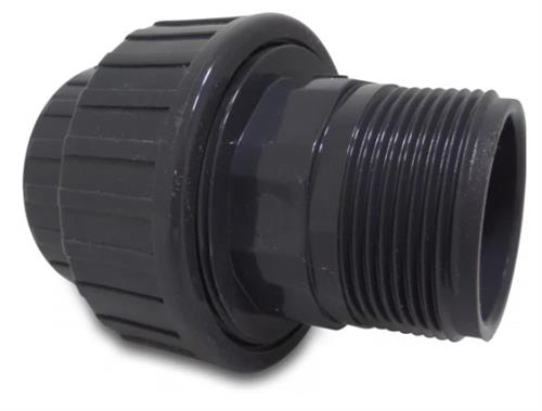 3-teilige PVC-Kupplung 1,1 4 Bi-Stecker 10 bar