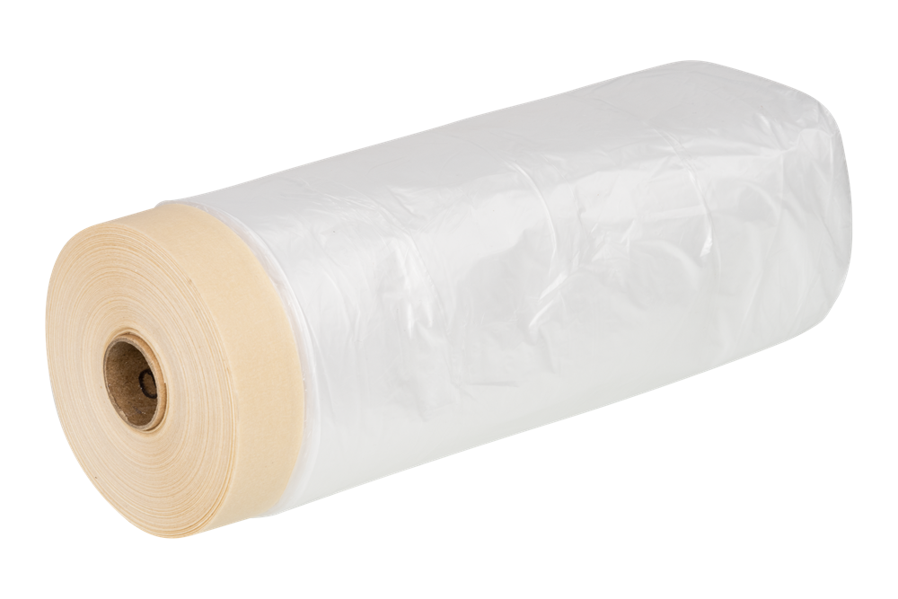 HSV 0140 Rolle Abdeckfolie + Abdeckband | 33m x 180cm - 2.12.0140.18