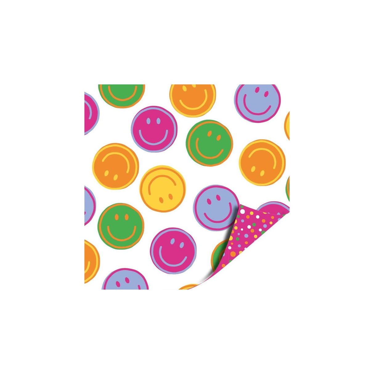 Kassenplanzählerrolle 50cm Smileys Multi Konfetti