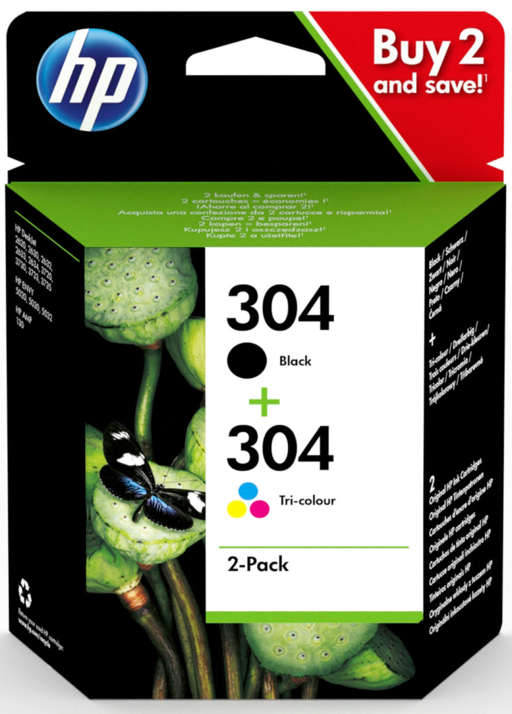 HP 304 zw und kl Kombipack 3jb05ae