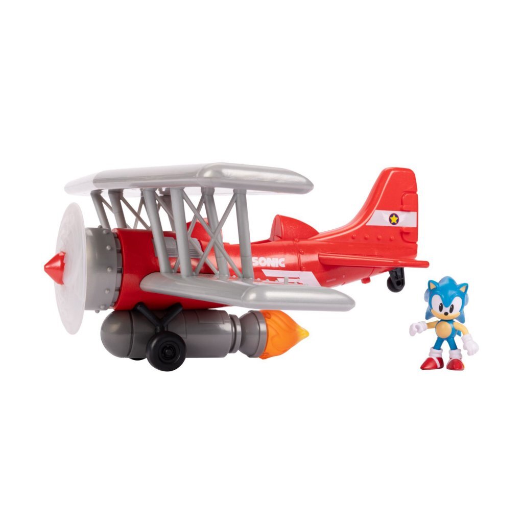 Andere Marken Sonic Tornado Biplane inklusive 6,5 cm großer Figur