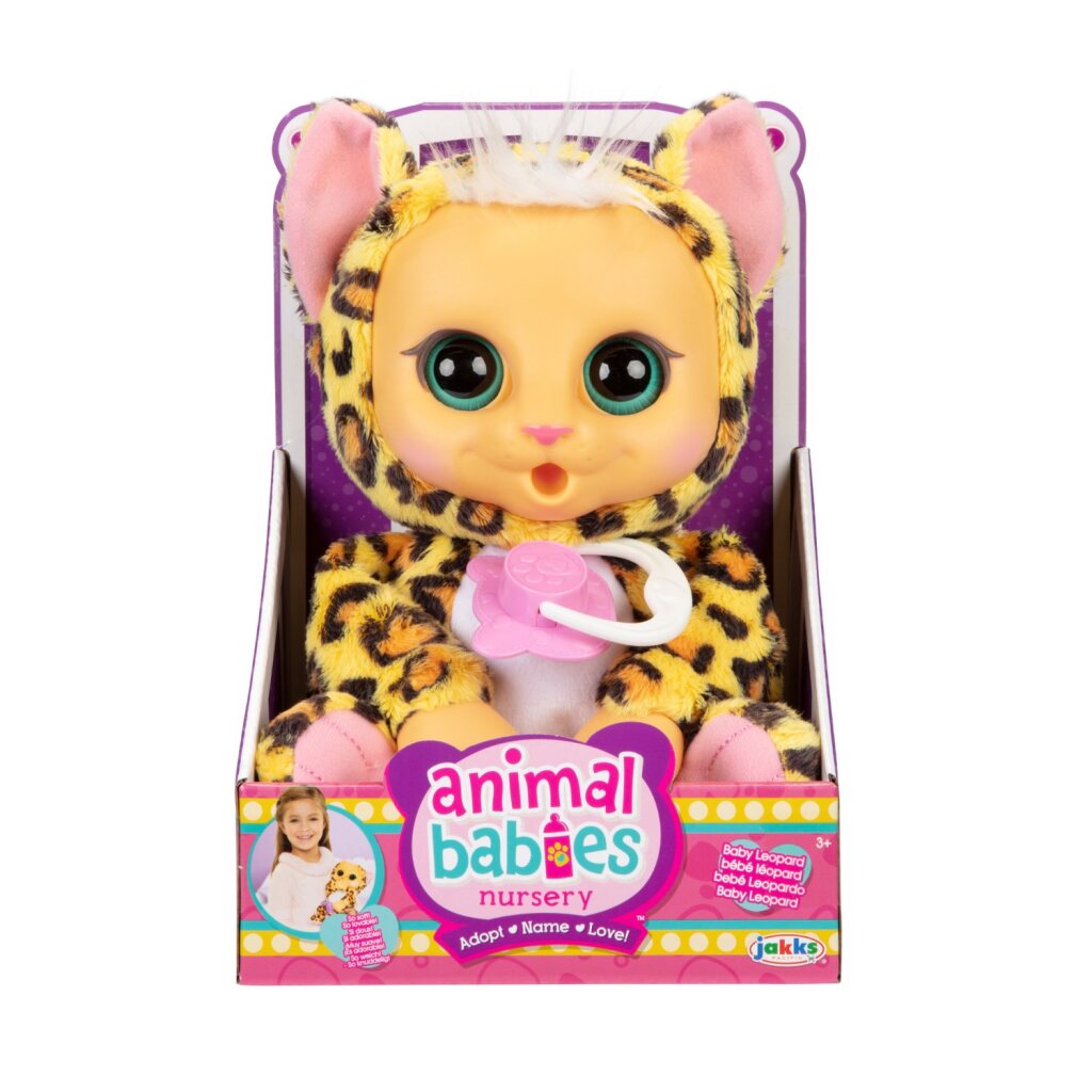 Jakks Tierbabys Leopard + Ton