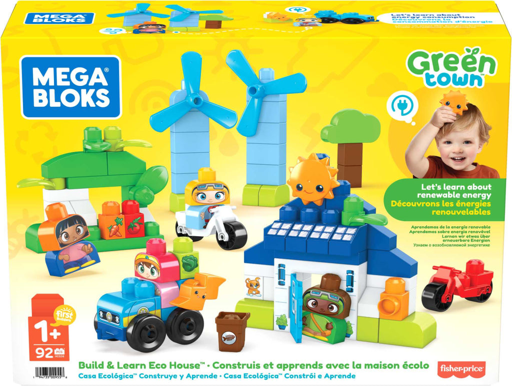 Mega Blocks Green Town Bauen und lernen Sie ein Öko-Haus
