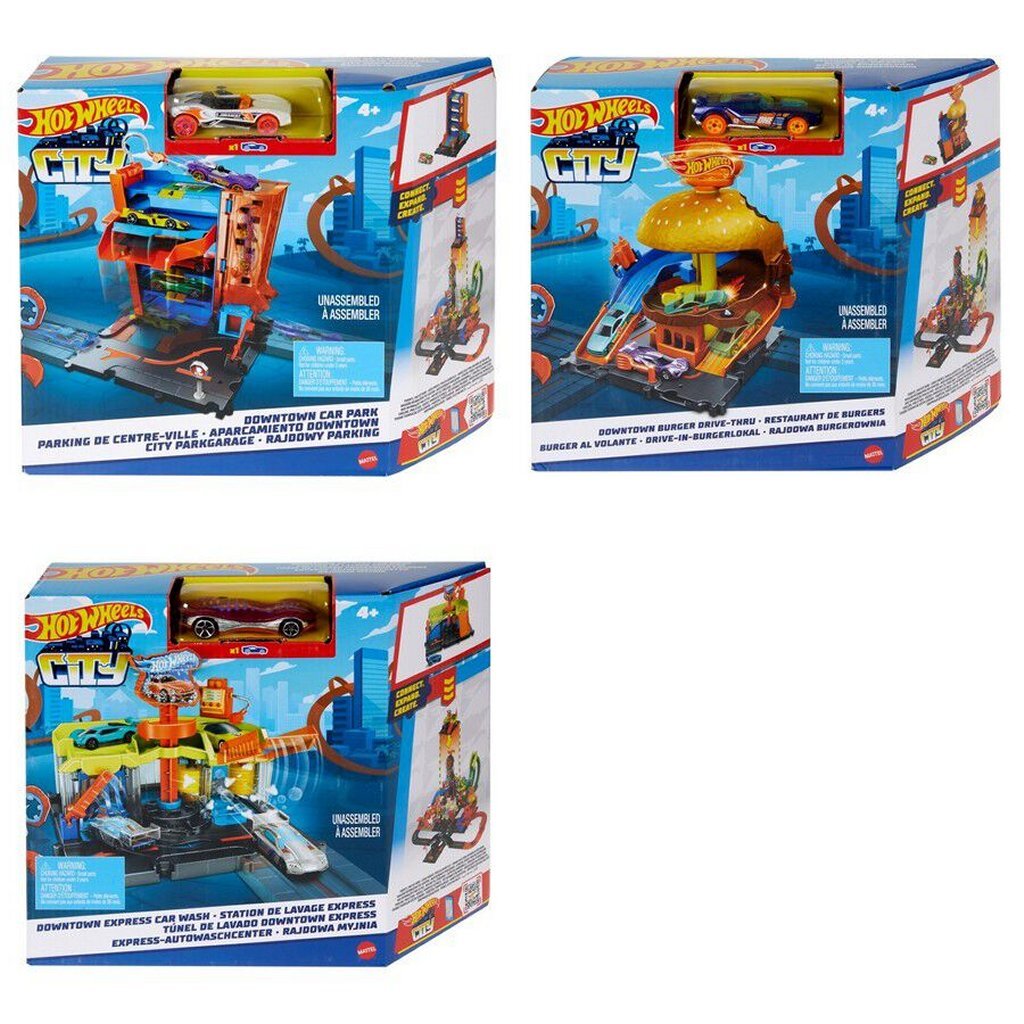 Mattel City Downtown Spielset sortiert