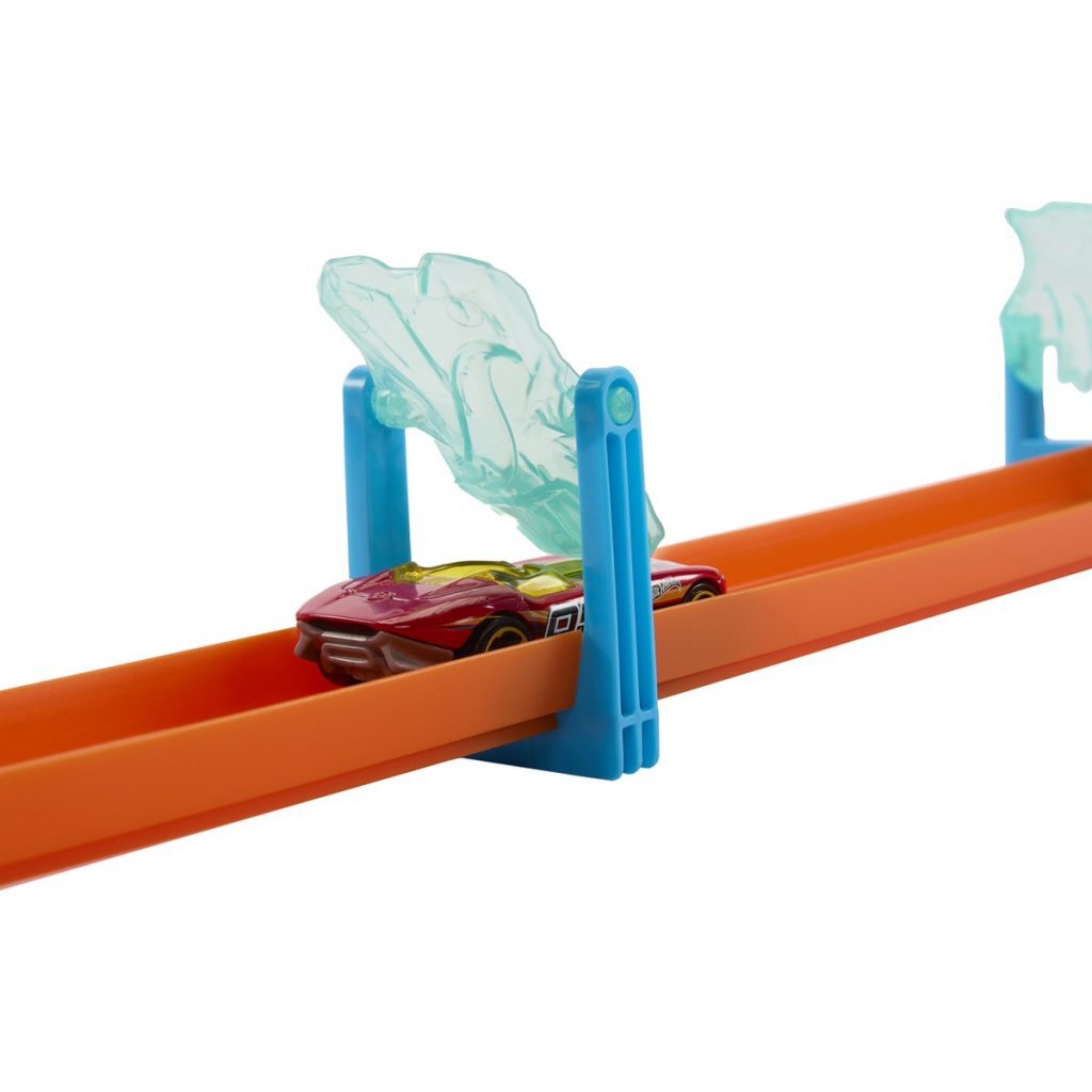 Mattel Hot Wheels Track Builder Icy Crash-Set