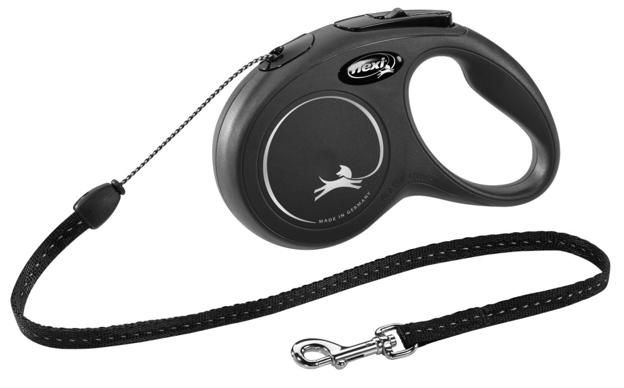 Flexi Products Retractable Line New Classic Cord Schwarz S 5 Meter bis 12 kg