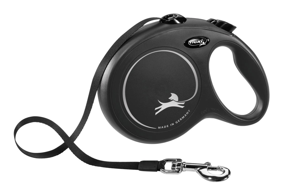 Flexi Products Retractable Line New Classic Reifen schwarz L 8 Meter bis 50 kg