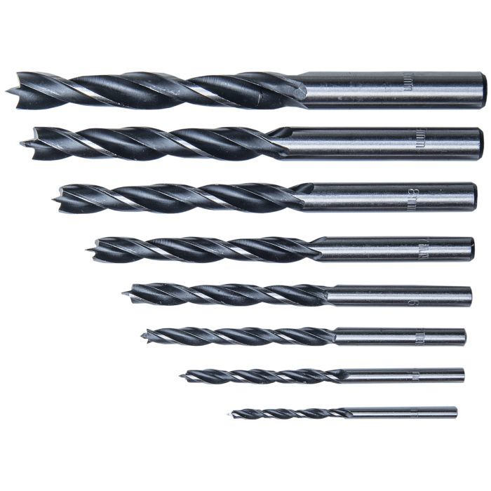 Connex-Set Holzbohrer 3–10 mm, 8 Stück, rot – cox972328