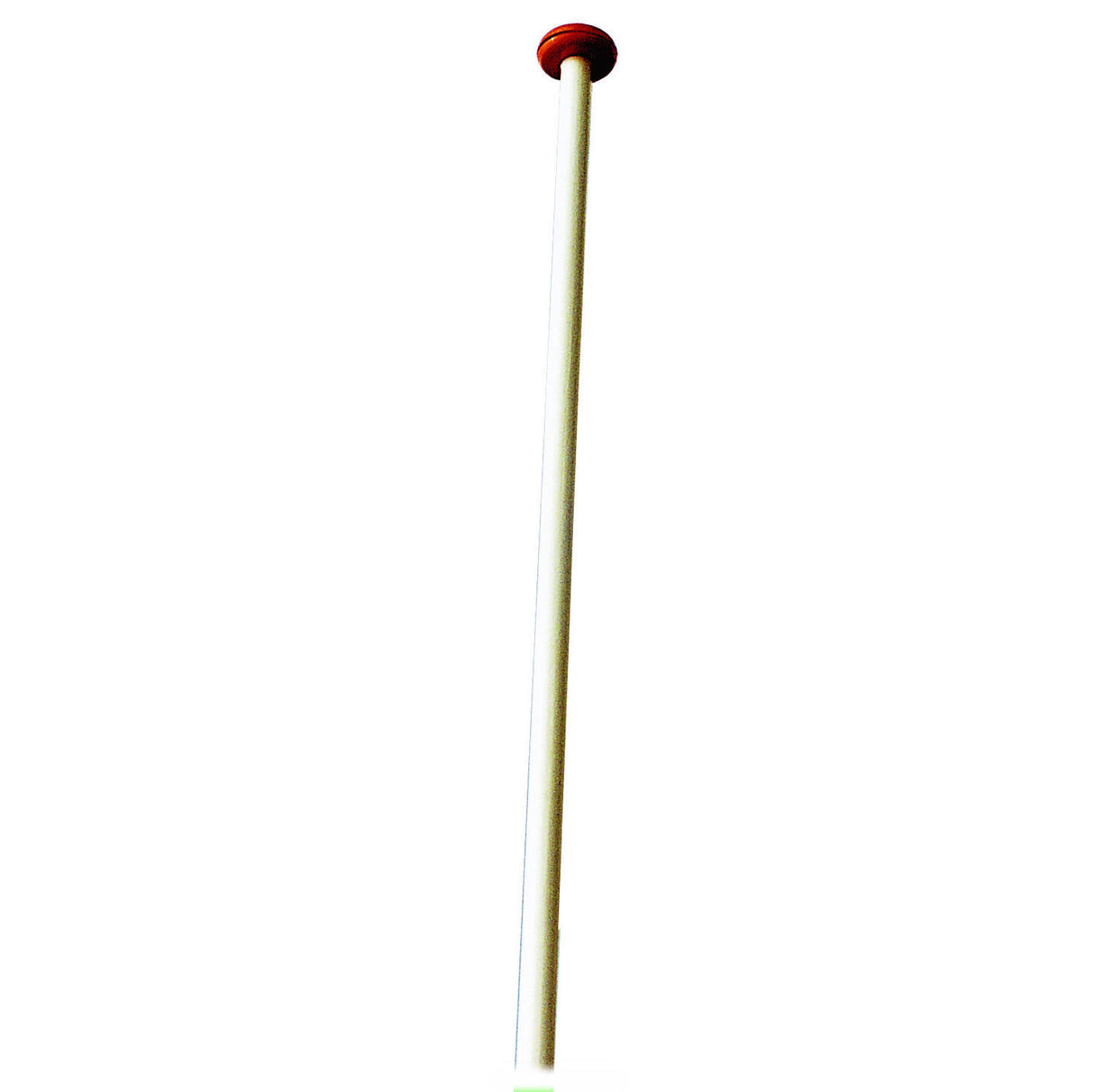 Fahnenmast 30 mm x 200 cm weiß mit Knopf