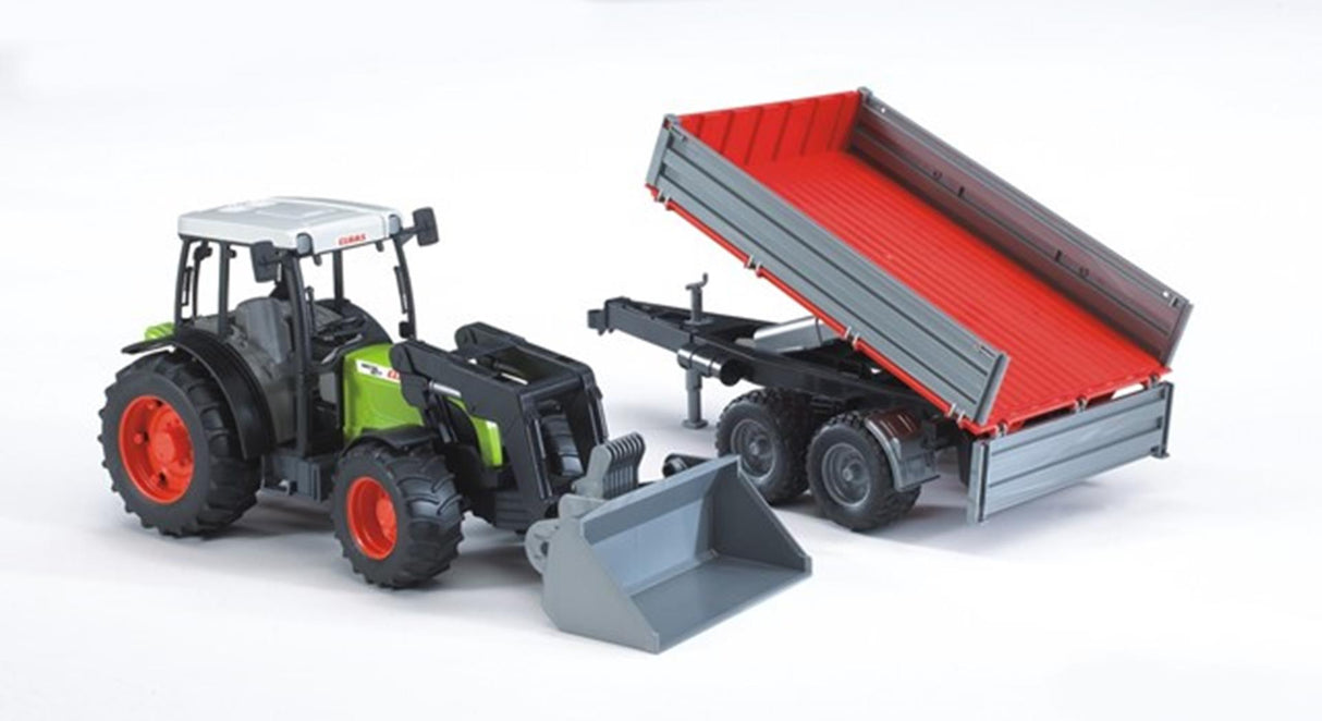 Bruder Traktor Claas Nectis 267 F mit Anhänger