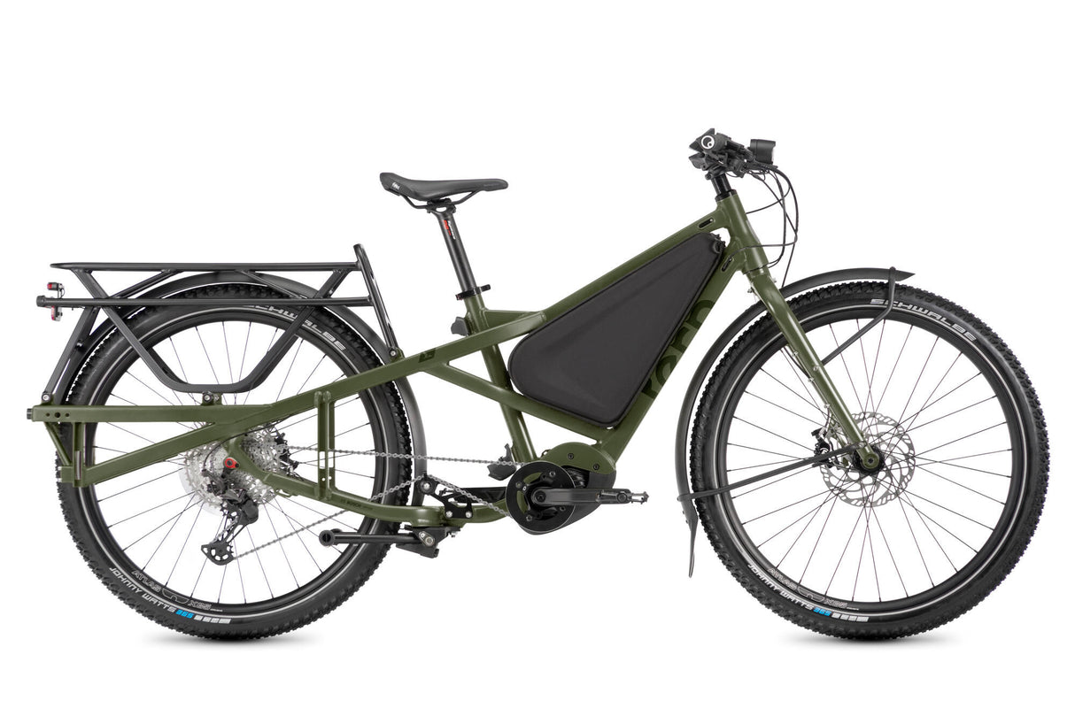 Tern elektrisches Lastenfahrrad Orox S12 (#1) E-Bike Orox S12 29 51 12 SP Kieferngrün matt