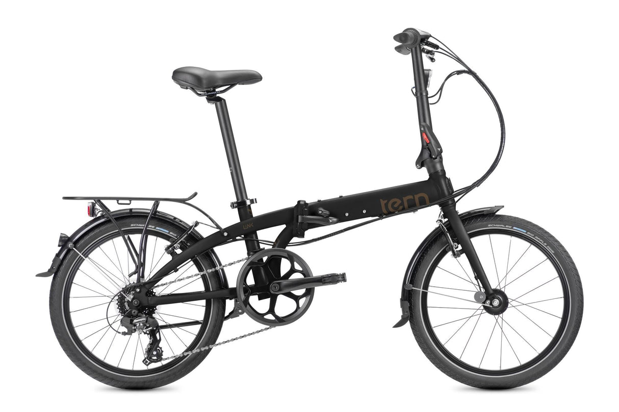 Tern Faltrad Link C8 (#1) Fahrrad Link C8 8G DR Schwarz Taupe