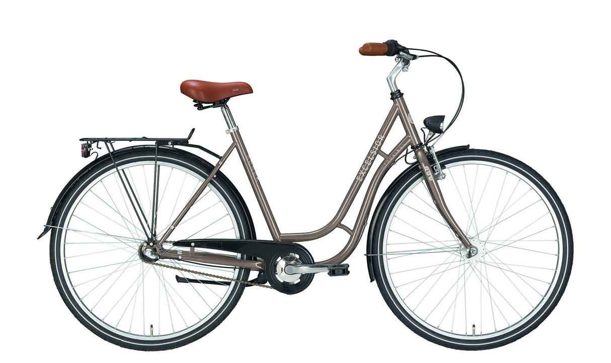 Excelsior City-Tourenrad und Mod. 24 Bike Touring und 28 53 Tour 3G Taupebraun