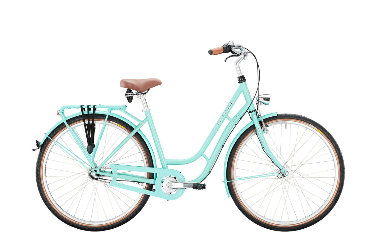 Das Excelsior Citybike Swan-Retro (#1) zeichnet sich durch hervorragende Leistungen aus. Schwan-Retro 28 53 3sp Ozeangrün