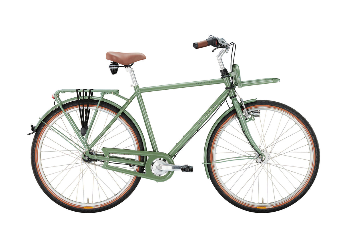Excelsior Citybike Swan-Retro FT Alu (#1) Fahrrad Excels.Swan-Retro FT Alu 28 55 Durchm. 7sp Khaki