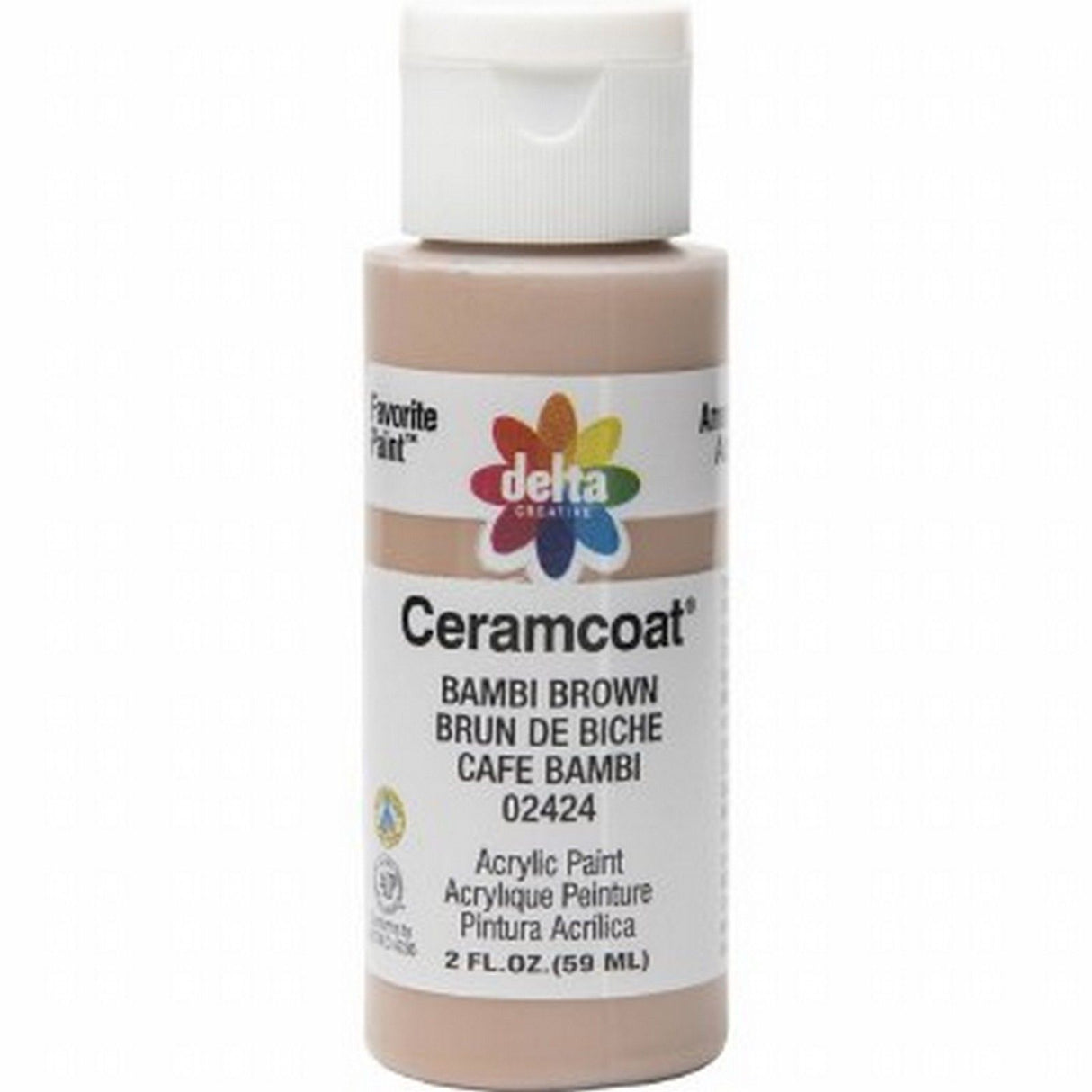 Delta • ceramcoat matte Acrylfarbe Bambibraun