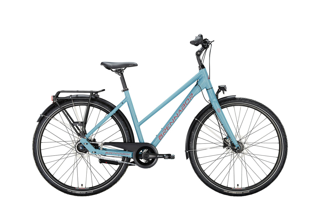 Brennabor Trekkingrad T-48 mod. 24 Fahrradtrekking T-48 28 55 Stufen. 8sp. blaues Burgunderrot