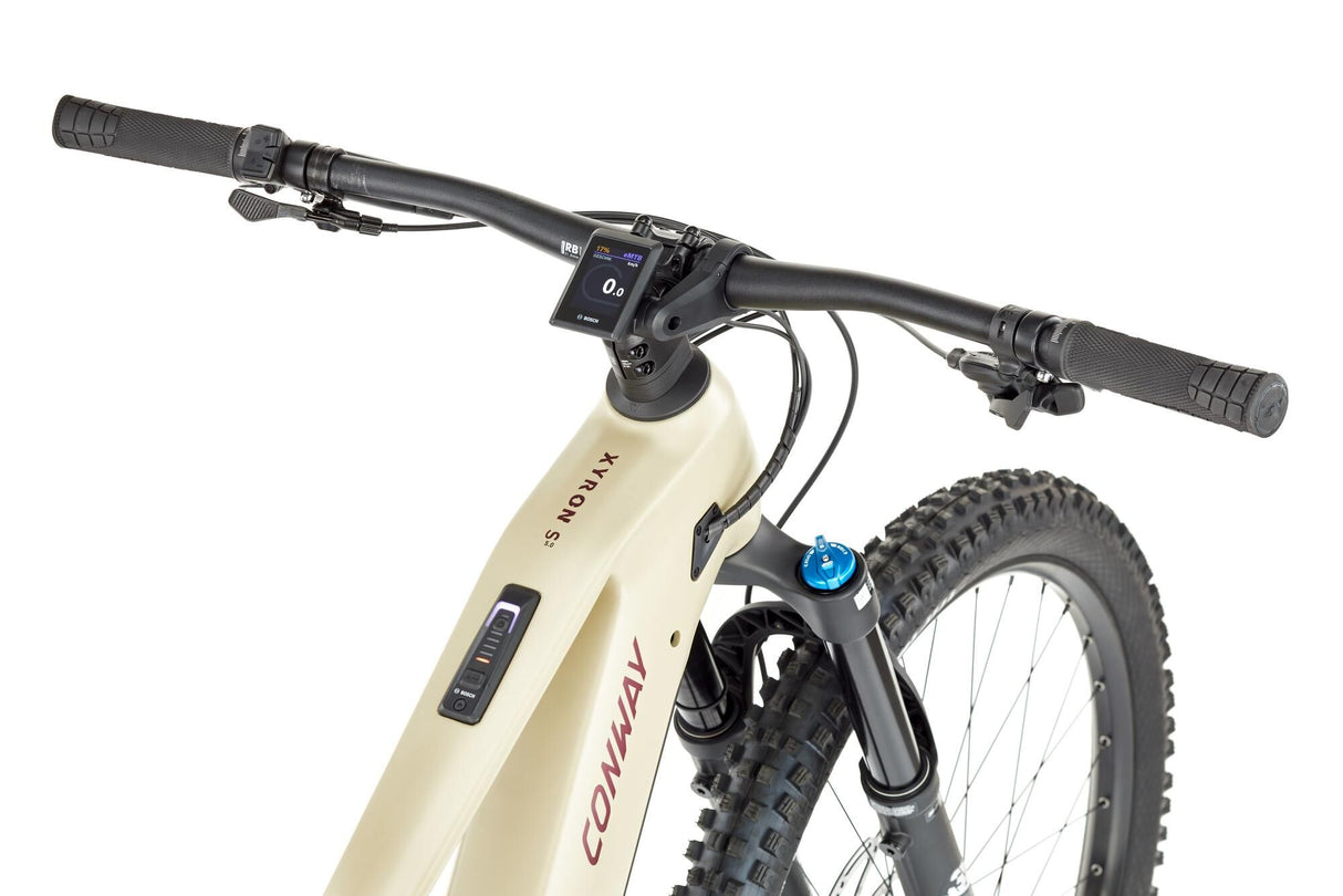 Conway Elektro-MTB vollgefedert Xyron S 5.0 Carbon (#1) E-Bike Conw.Xyron S5.0 ca. 29 27 12sp 49 Des. Pflaume