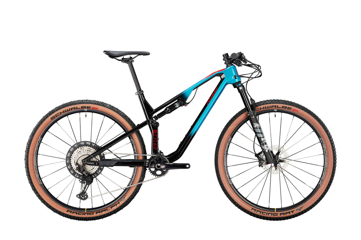 Conway MTB Vollfederung RLC FS 6.9 Mod. 23 Fahrrad con.rlc fs 6,9 29 55 vollsus.12sp topasrot