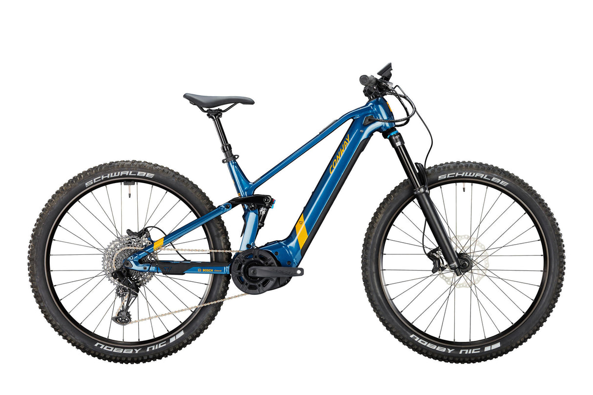 Conway Elektro-MTB Vollfederung Xyron S 3.9 Mod. 24 E-Bike konw. Xyron S 3,9 29 49 vollsus.blau oder.