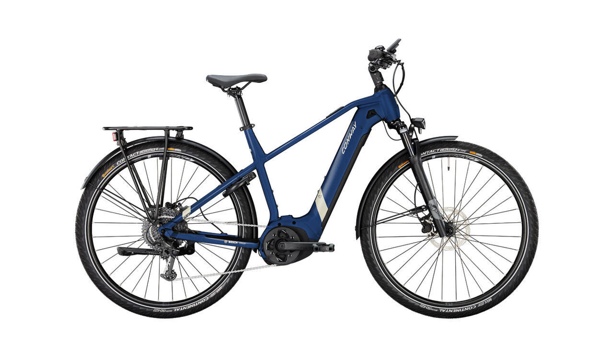 Conway Elektro-Trekkingrad Cairon T 2.0 625 mod. 23 ebike conw.cairon t 2,0 625 28 54 Durchm. blaue Des.