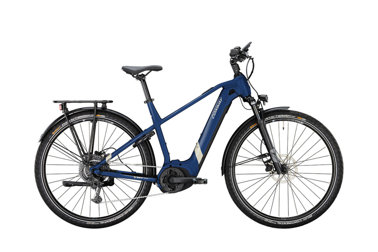 Conway Elektro-Trekkingrad Cairon T 2.0 500 mod. 23 ebike conw.cairon t 2,0 500 28 54 Durchm. blaue Des.