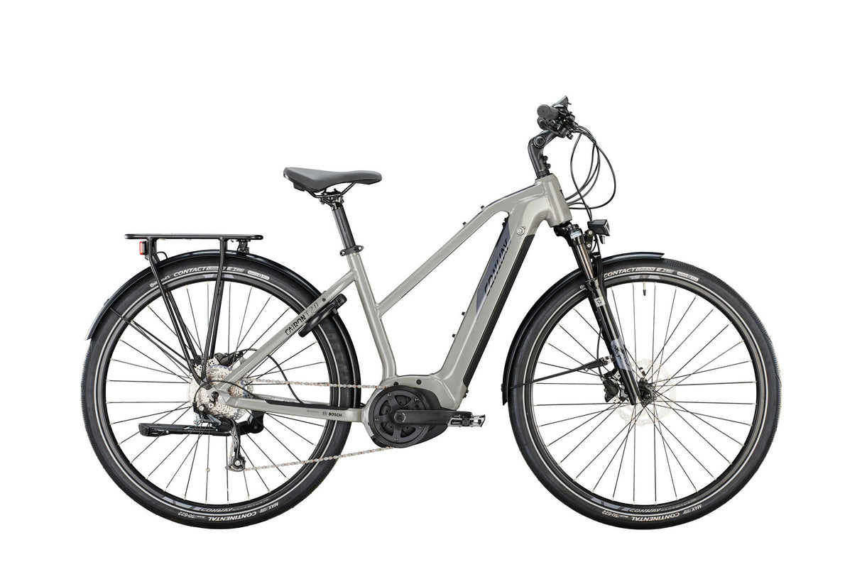 Conway Elektro-Trekkingrad Cairon T 2.0 625 mod. 22 E-Bike conw. cairon t 2,0 625 28 42 Treppen. 9sp grau