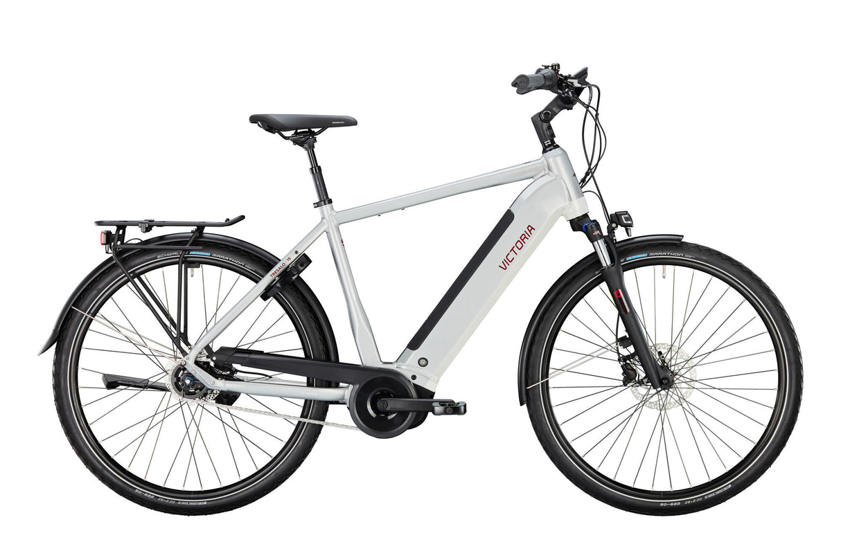 Victoria Elektro-Trekkingrad Tresalo 15 (#1) E-Bike Vict. Tresalo 15 28 60 5sp fh Silber