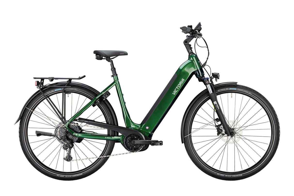 Victoria Elektro-Trekkingrad Tresalo 12 (#1) E-Bike Vict. Tresalo 12 28 44 9sp Wellengrün