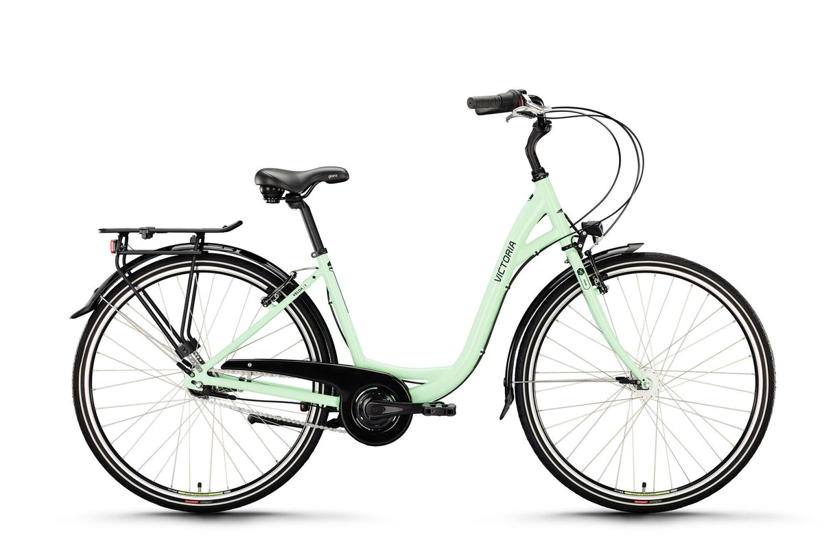 Victoria Citybike Classic 1 Mod. 24 Fahrrad Vict.Classic 1 28 55 Low Entry 3G Eisgrün