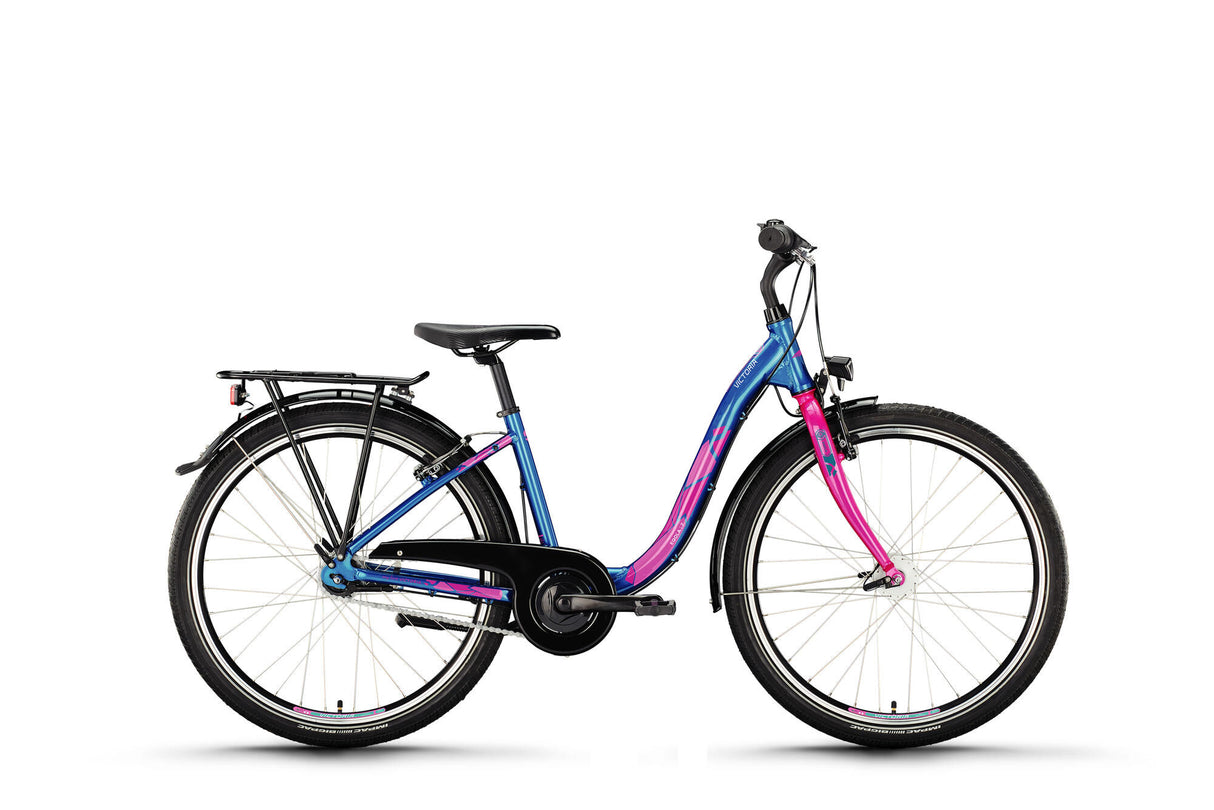 Victoria Jugendfahrrad Eqola 7 Mod. 24 Fahrrad Vict.eqola 7 26 38 Low Entry 7sp Auto.blau