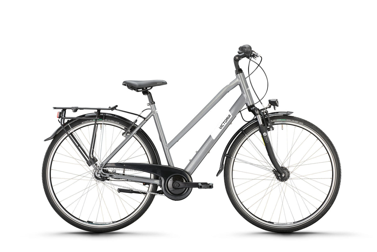 Victoria Trekkingrad Treqana 3 Mod. 24 Fahrrad vict.treqana 3 28 46 Stufen. 7fach Freilaufnabe grau