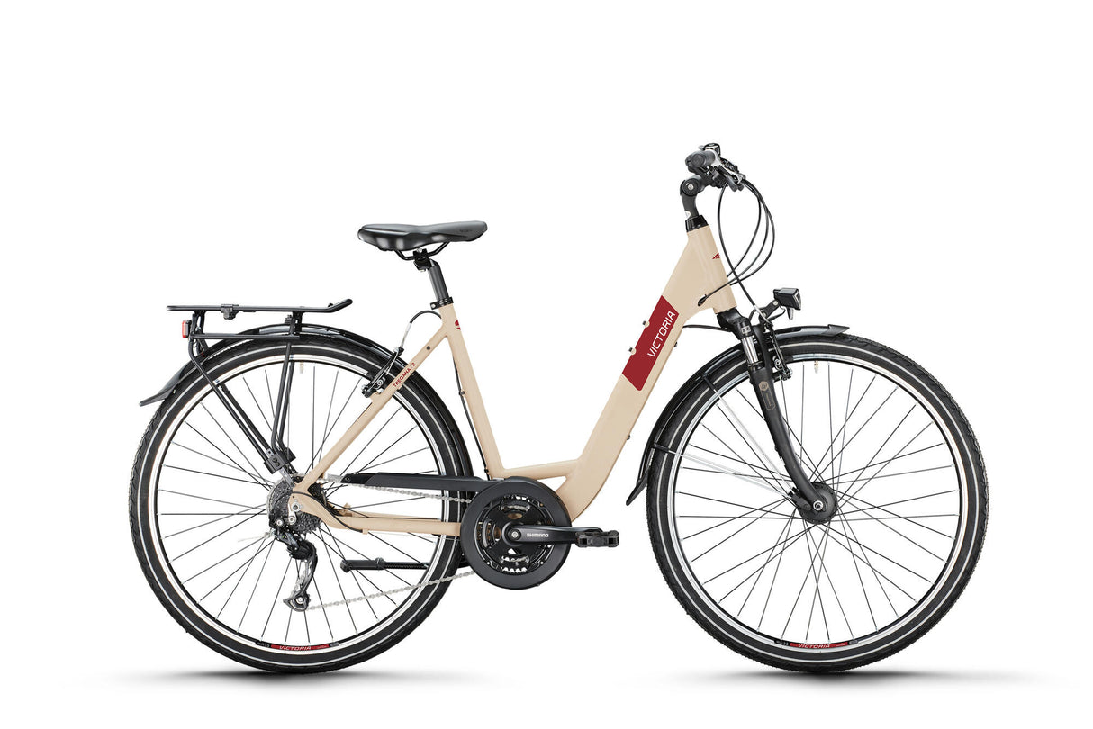 Victoria Trekkingrad Treqana 2 Mod. 24 Fahrrad Vict.Treqana 2 28 56 Wave 24G Grau Beige