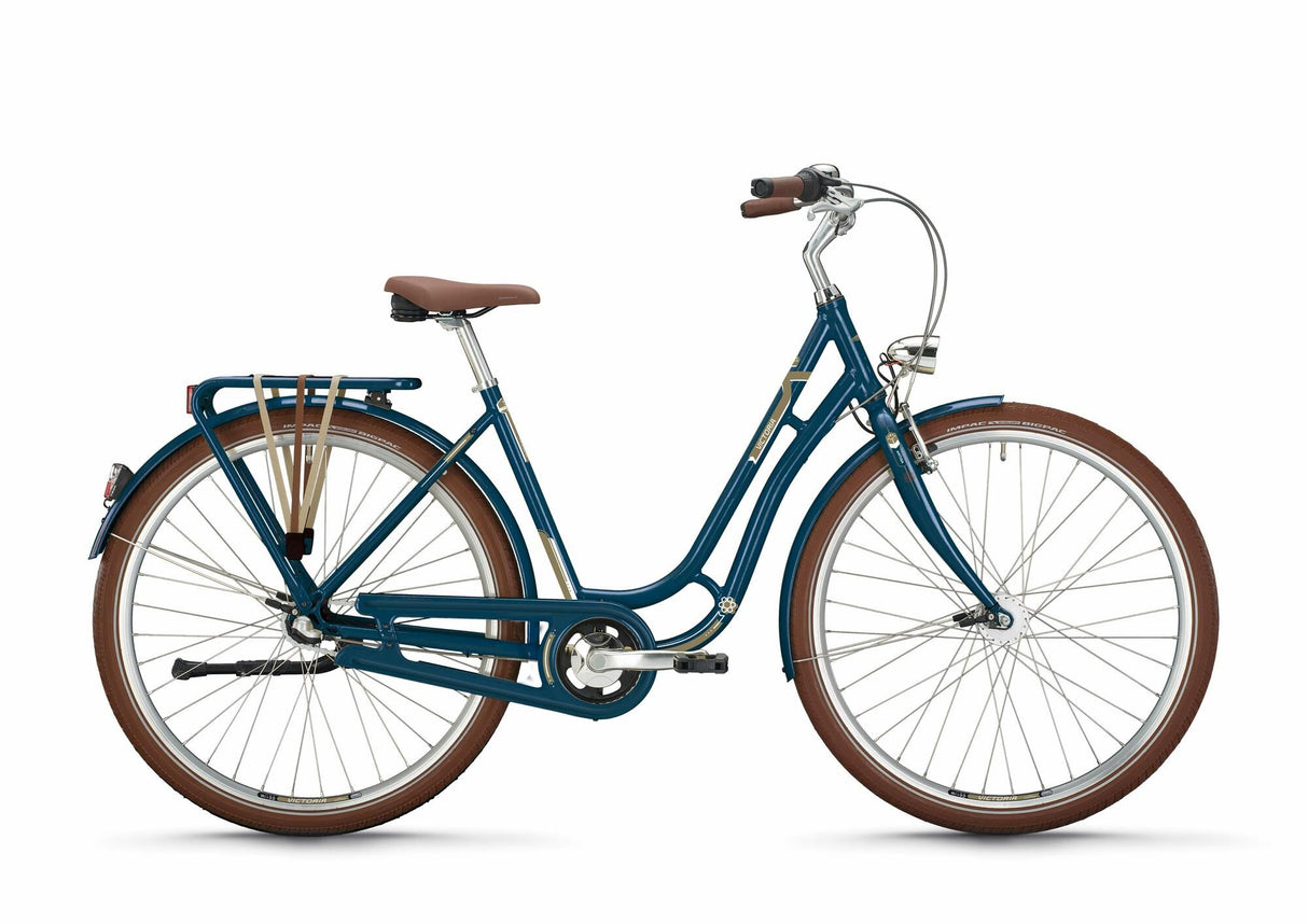 Victoria Citybike Antiqa 1 Mod. 24 Fahrrad Vict.Antiqa 1 28 45 Nost.3SP Azurroblau