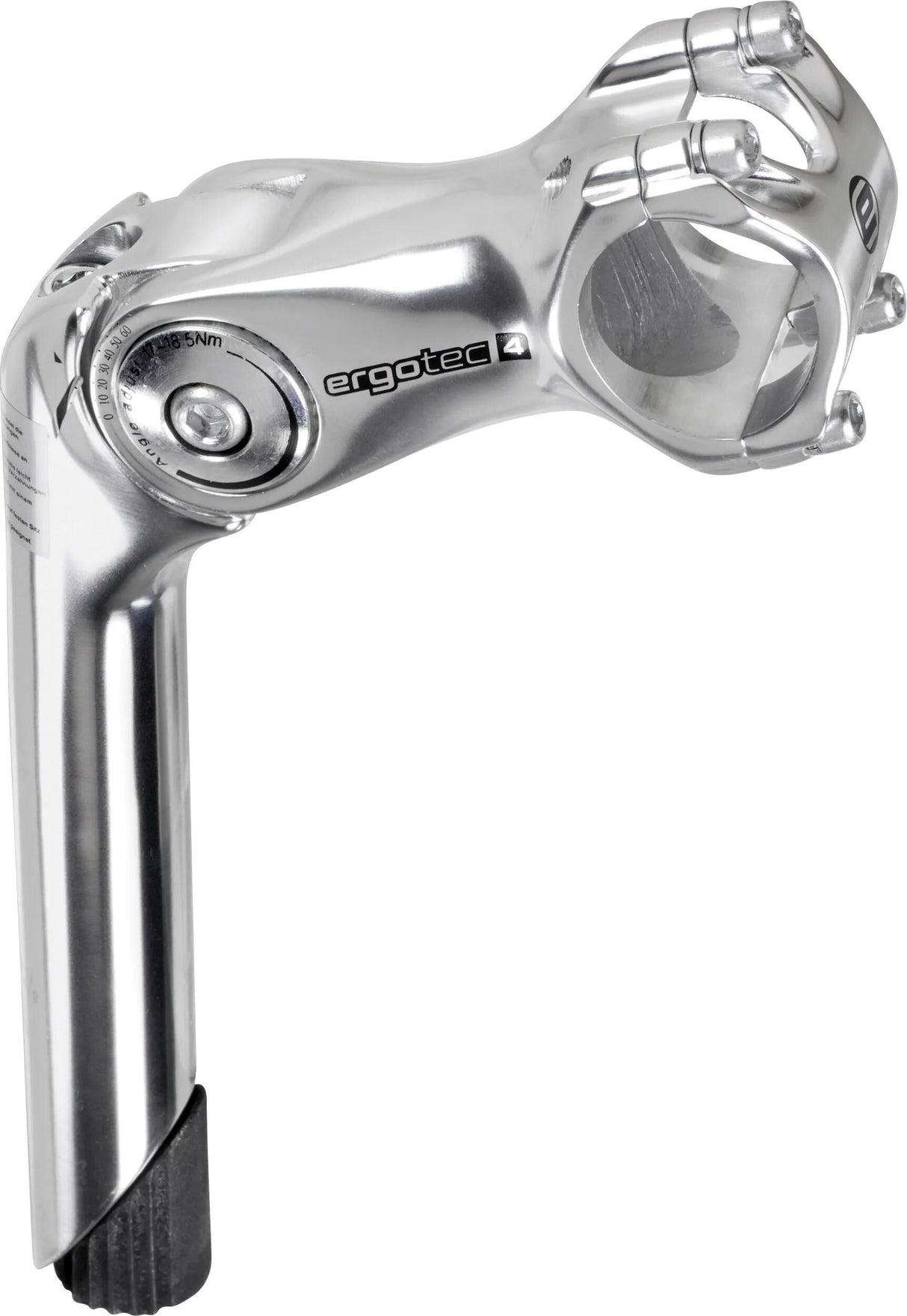 ERGOTEC STEM OCTOPUS 2 Einstellbar 31,8 mm 110 mm Silber