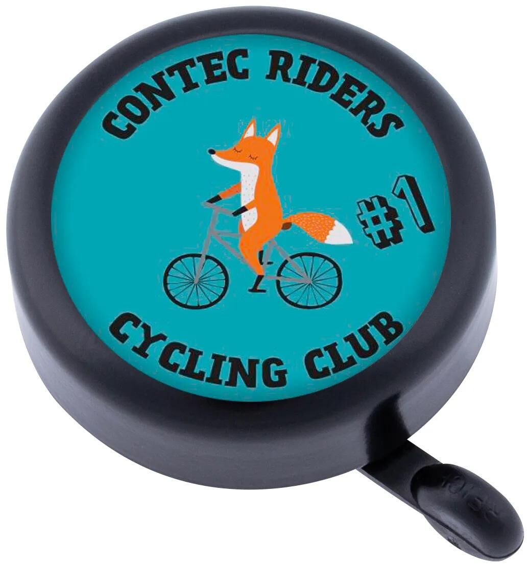Contec Kinderfahrradklingel Kid-A-Ring CT Bell Kid-A-Ring Circus Fox, Schwarz Blau