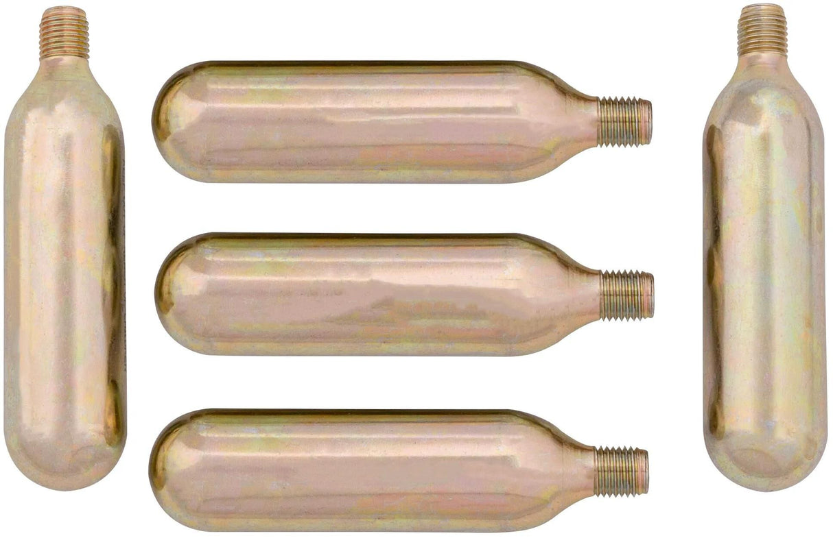 Contec CO2-Ersatzkartuschen Luftunterstützung CO2-Pistole CT CO2-Ersatzkartusche für Inflator Micro 16g. 5 Stück