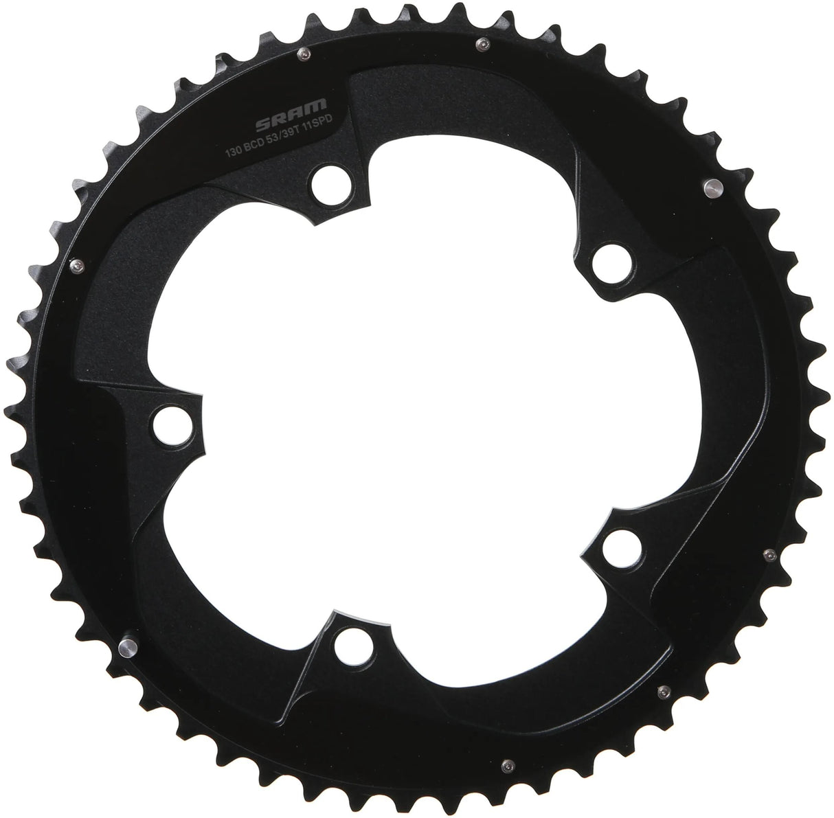Sram Kettenblatt Road Doppelkettenblatt Roaddoub. 53t Aluminium f. rot schwarz