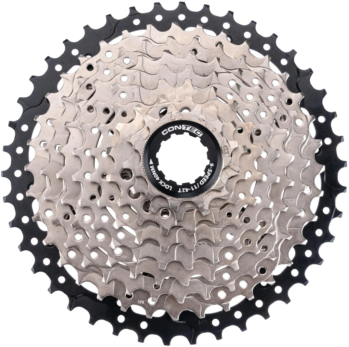 Contec Grad Kassettenritzel CT Cas.Sprocket Grad 11-42t 9sp Sil. schwarz