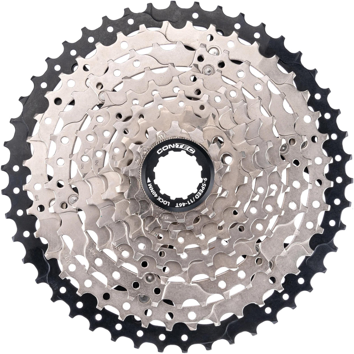 Contec Grad Kassettenritzel CT Cas.Sprocket Grad 11-46t 9sp Sil. schwarz