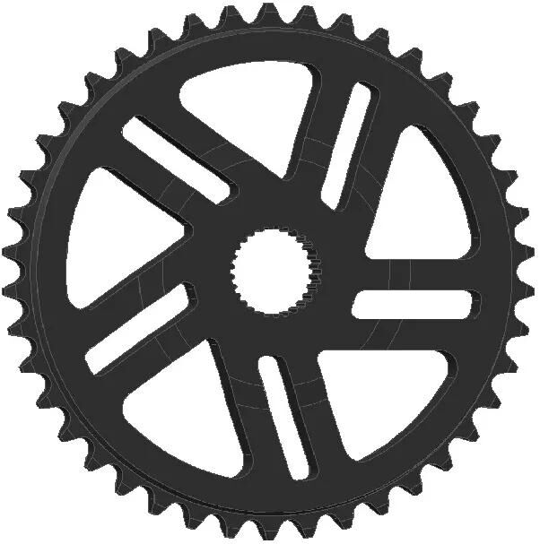 Esjot Kettenblatt Kettenblatt 34t NW Boost schwarz